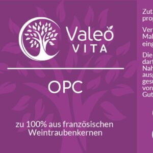 Valeo Vita OPC Etikett